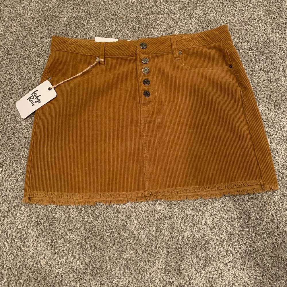 Indigo Rein Corduroy Skirt